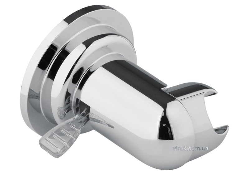 Тримач душових розприскувачів з присмоктувачем FALA обертовий пластиковий ABS, покритий хромом [100]