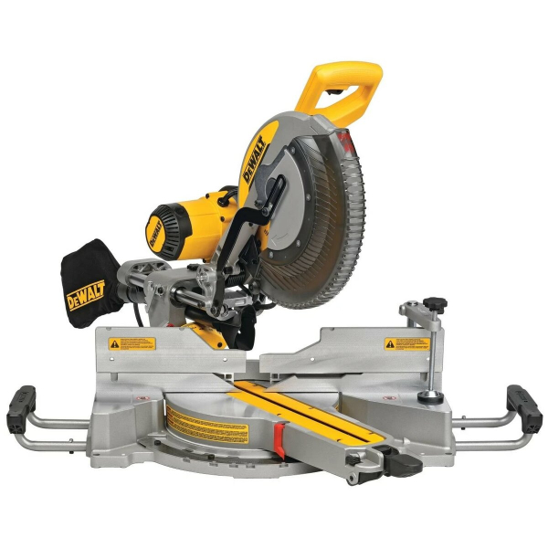 Пила торцовочная сетевая DeWalt: P=1675 Вт, диск Ø= 305/30 мм, глубина пропила 45/90° - 56/112 мм