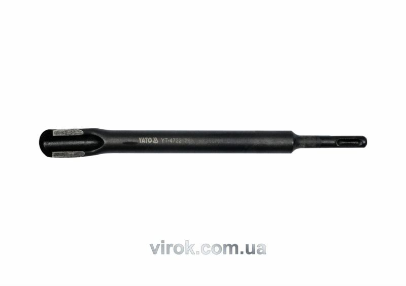 Зубило "U-подібне" YATO : SDS+, L= 22х18 х 250 мм. CrV [6/48]