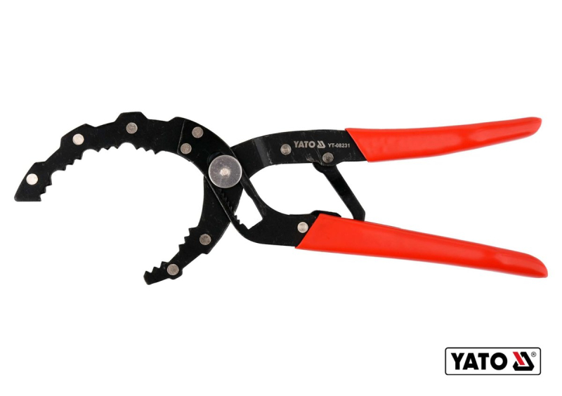 Кліщі для оливних фільтрів YATO : Ø60-120 мм, L= 280 мм