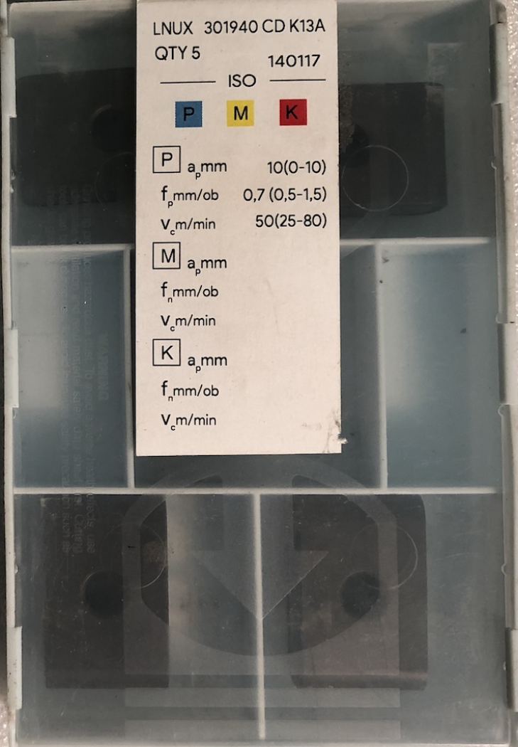 Пластина тангенціальна LNUX 301940 CD K13A 140117 CORUN