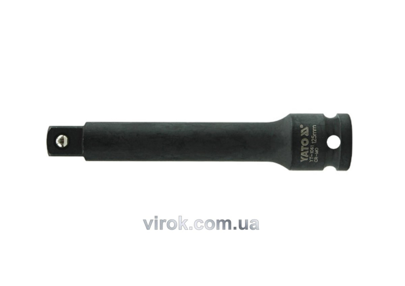 Подовжувач ударний YATO : квадрат 1/2", L= 125 мм [28/112]