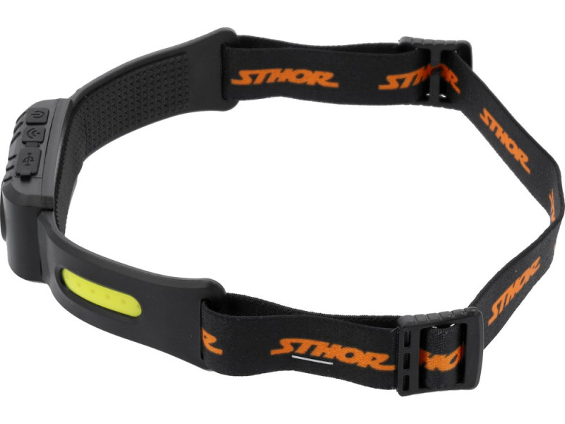 Ліхтар налобний акумуляторний STHOR 88682, 200 лм, 5 режимів, USB typu C