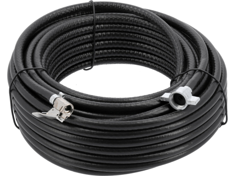 Шланг пневматичний ПВХ для накачки коліс в автомоб YATO; Ø=6/10мм, роб тиск 10Bar, l=18м, гви М16[7]