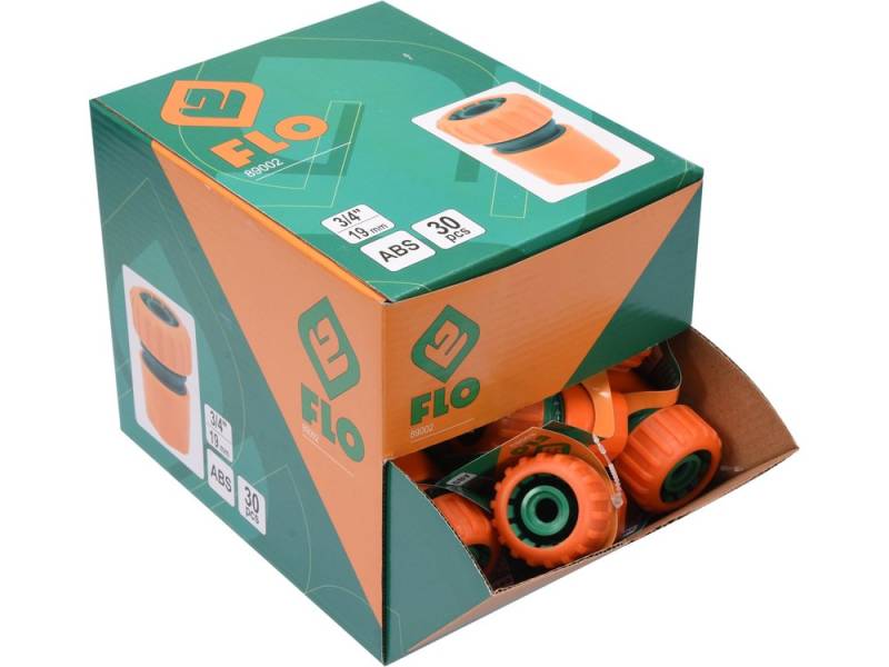 Конектор для шланга швидкознімний FLO 89002, 3/4"