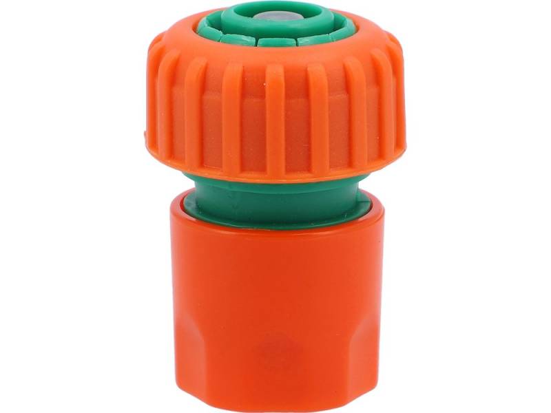 Коннектор для шланга быстросъемный FLO 89227, 3/4", аквастоп