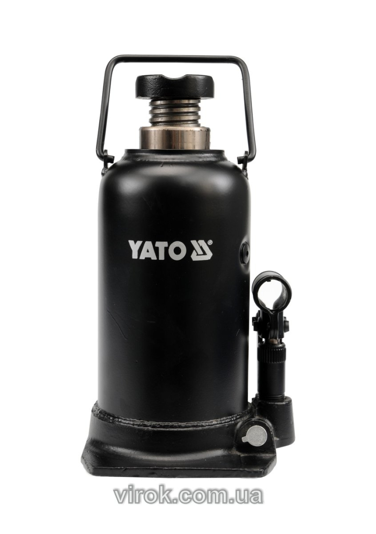 Домкрат гідравлічний стовбцевий YATO : 20 т, H= 241 - 521 мм