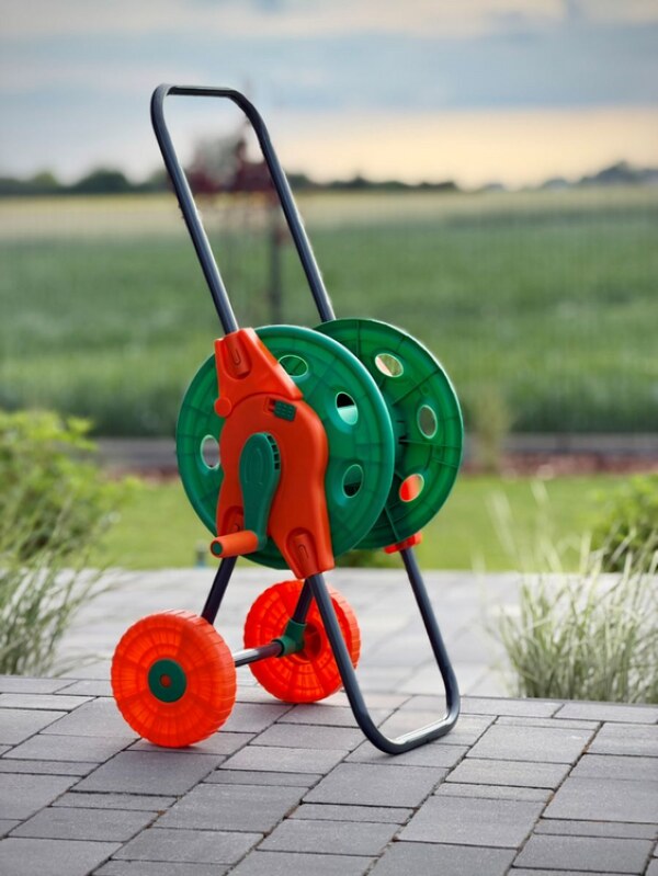 Візок з котушкою FLO для шланга 5/8"/30 м; 1/2"/45 м (89335)
