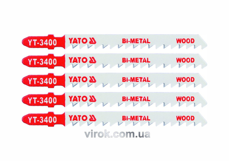 Полотно для електролобзика YATO BI-METAL (дерево) , 6TPI , l=100м, набір 5пр.