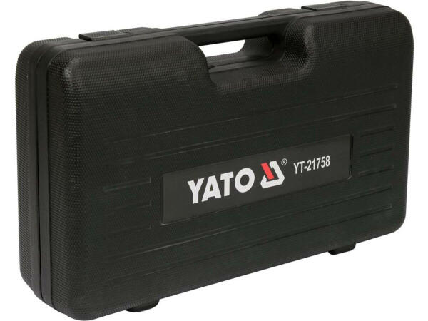 Пресс-клещи гидравл для труб PEX-AL и PERT YATO; l= 38см, из матриц U/TH 16/20/25/32 мм сила- 10т, 9эл (YT-21758)