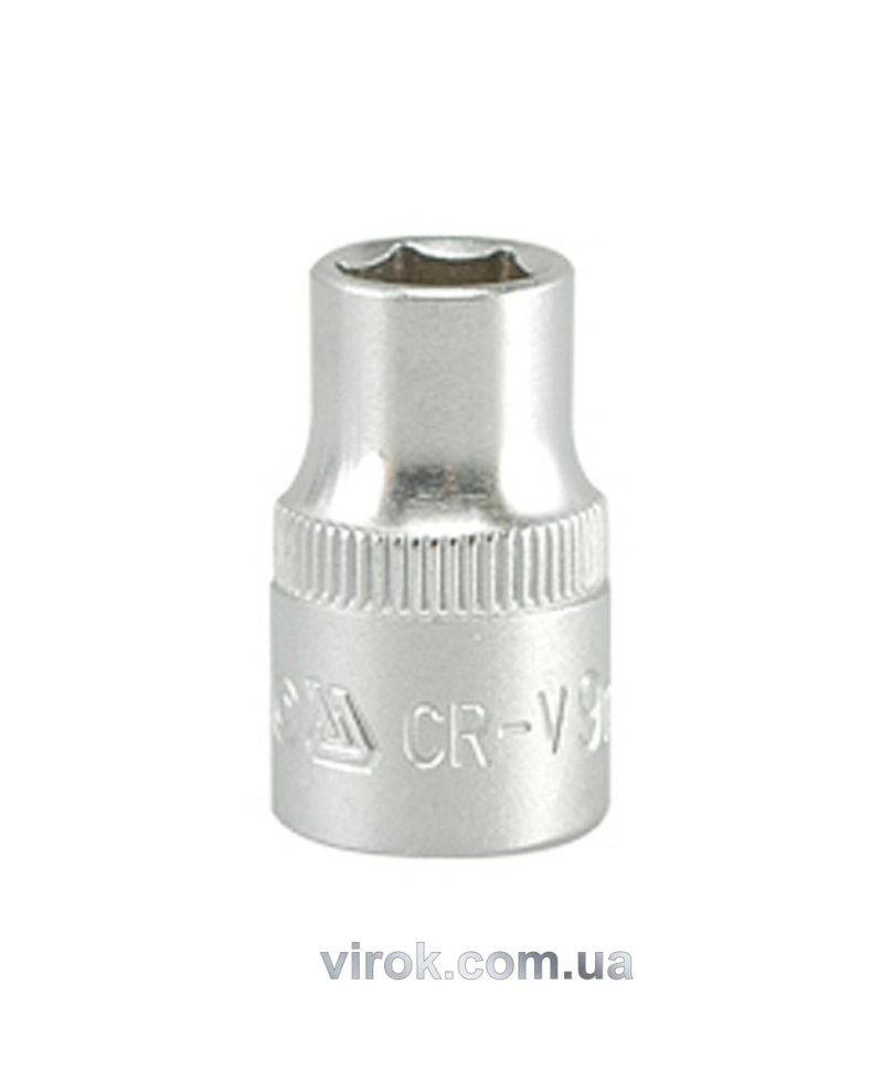 Головка торцева 6-гранна YATO : квадрат 3/8", М= 9 мм, L= 28 мм [24/240/480]