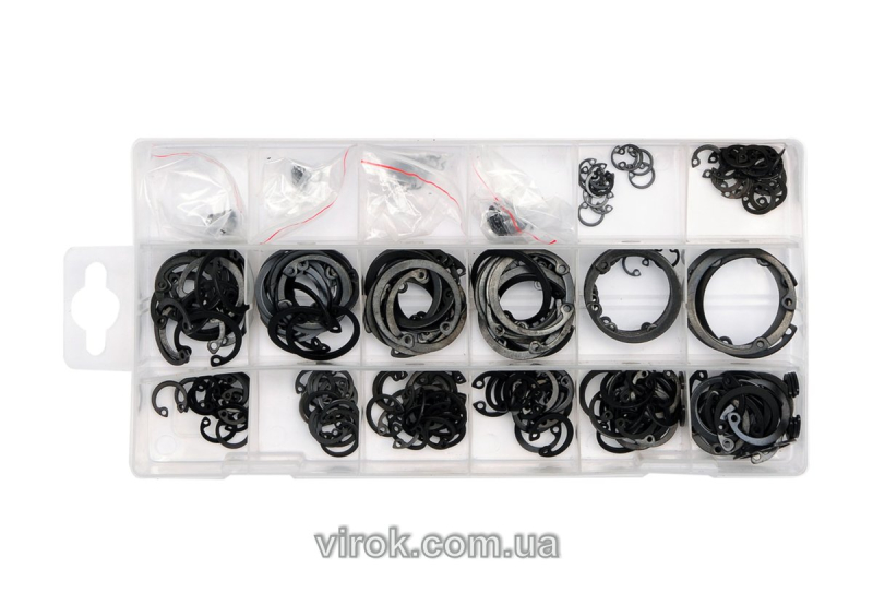 Стопорні кільця внутрішні YATO : набір, 300 шт [5/20]