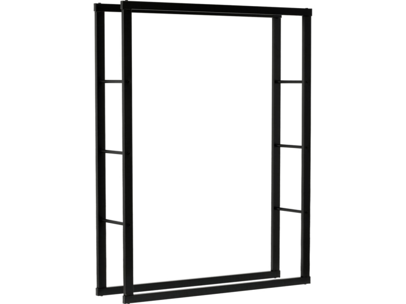 Стелаж для дров від 30 см сталевий VOREL: навантаж.- 130 кг, 100х25 см, висота- 100 см