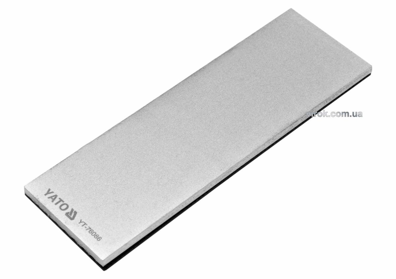 Брусок абразивний, алмазний, для заточування YATO : 150 х 50 х 4 мм, з грануляцією G400 [10/60]