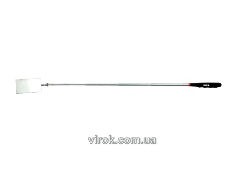 Дзеркало оглядове 50х90 мм на телескопічному тримачі YATO, l= 285-770 мм [12/144]