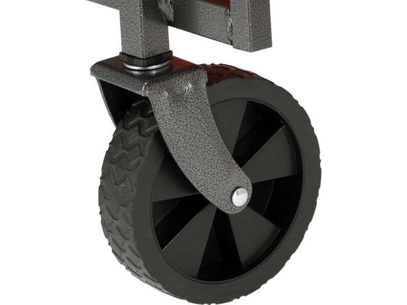 Візок присадибний розкладний на 4 колесах FLO з поворот важілем, ємність- 68х 39х 26см, навант- 70кг (90180)