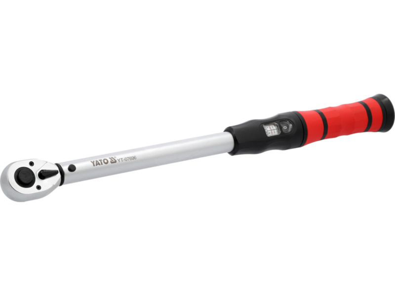 Ключ динамометричний з налаштувальним вічком YATO : квадрат 1/2", F= 40- 220 Нм, L= 500 мм