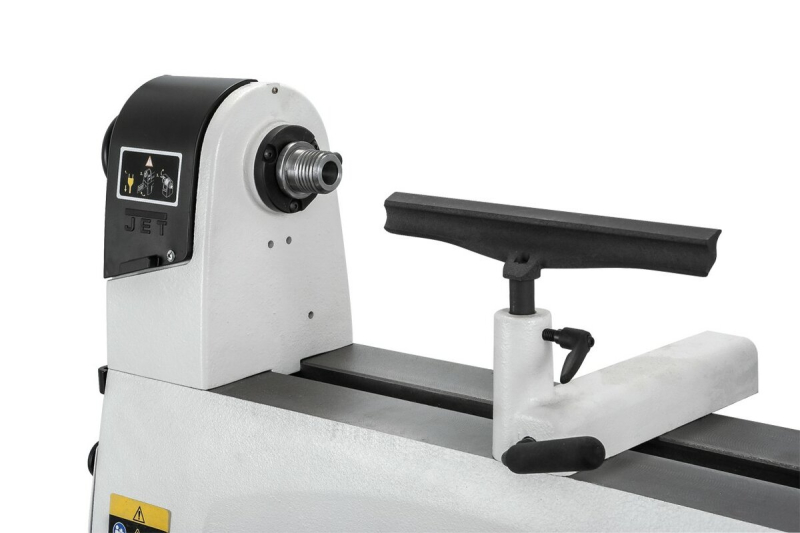 Токарний верстат по дереву JET JWL-1221 : 230В, 0,73(0,56)кВт. Ø=318/240 мм. конус MK2. 6 шв.