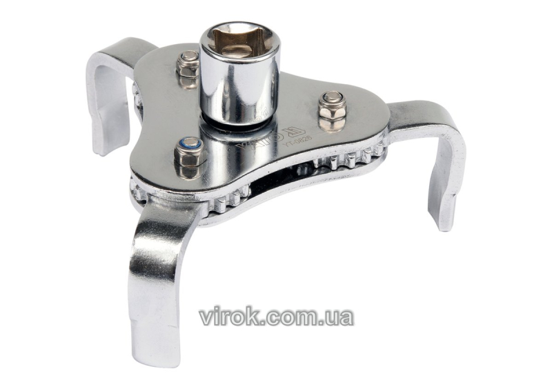 Ключ до оливного фільтру "краб" YATO, на квадр. 3/8", 1/2", 63-120мм, 3 ножки