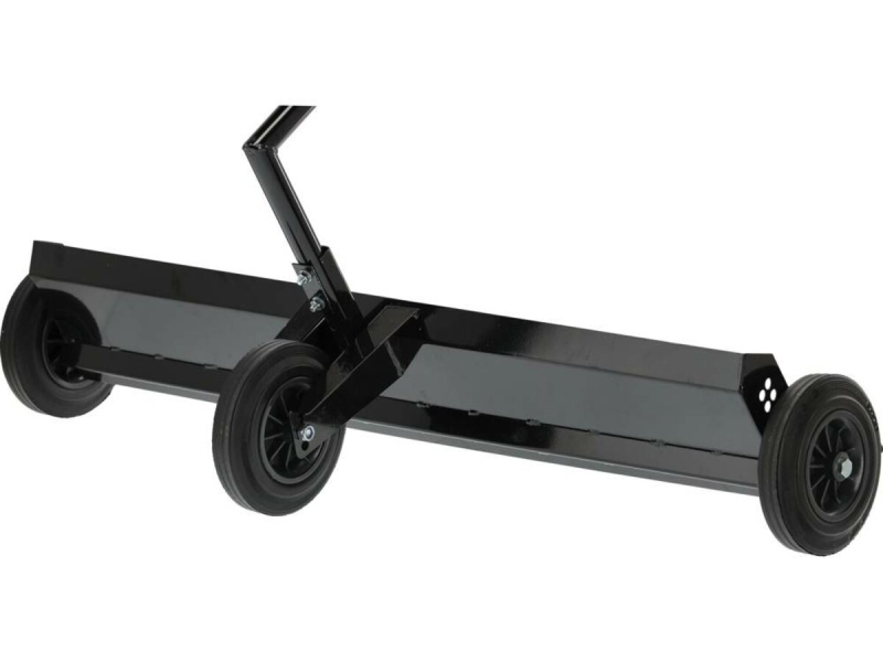 Вирівнювач грунту ручний на колесах YATO; робоча зона- 105 см висота- 15 см, держак- 100 см