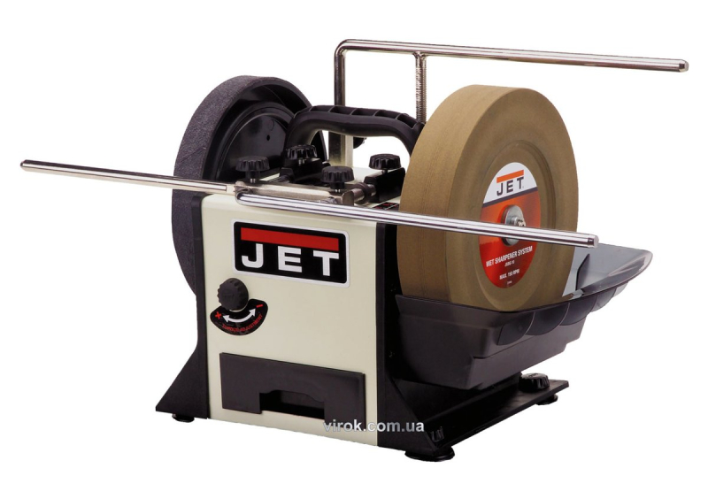 Шліфувально-полірувальний верстат JET JSSG-10 230 В, 200 Вт; 90-150 об/хв, шліф.- Ø= 250х h=50мм