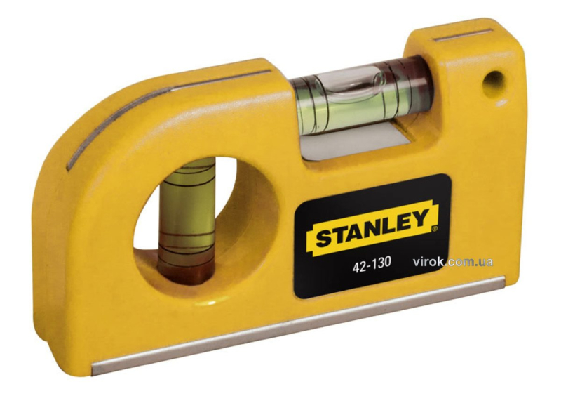 Рівень кишеньковий STANLEY : L= 8,7 мм, 2 капсули