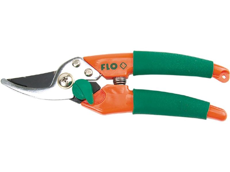 Секатор садовый обводной 10 мм FLO 99202, 180 мм, покрытие PTFE