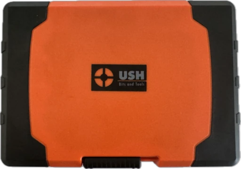 Набір насадок викруткових Industry USH: магн тримач і викрутка 1/4", PH-PZ-Tx- Torx-HEX- SL-SP, 80ел