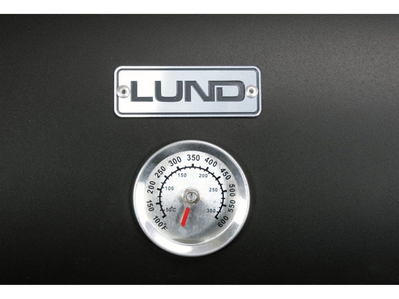 Гриль прямокутний вугільний LUND, 71х 35 см, на 4 ніжках (з 2 колесами) з кришкою; 108х66х94/122 см (99900)