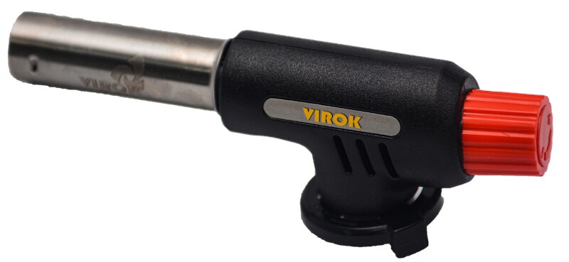 Горелка газовая VIROK с резьбовым (7/16) соединение. Piezo, (44V190)