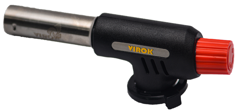Пальник газовий VIROK з різьбовим (7/16) з'єднання. Piezo,