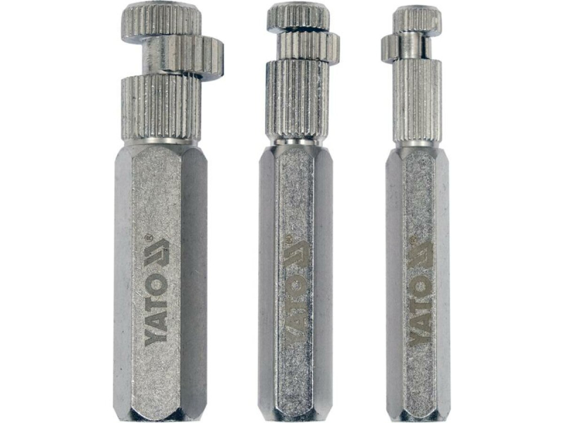 Знаряддя для викручування ніпелів YATO 3/8", 1/2", 3/4", 3 елем.
