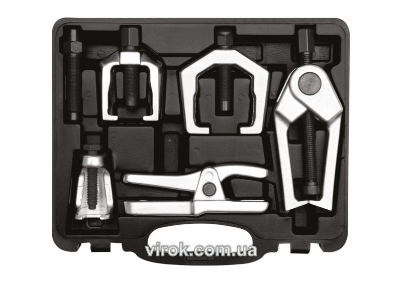 Знімач кермових тяг і кульових опор автомобіля YATO в компл. 6 елем.