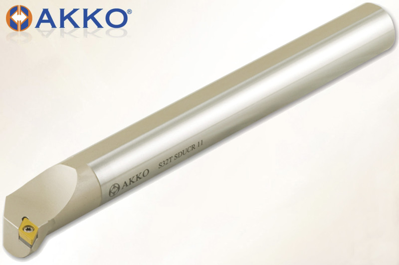 Резец токарный расточной S12K SDUCR 07 под пластину DCMT 0702 державка AKKO