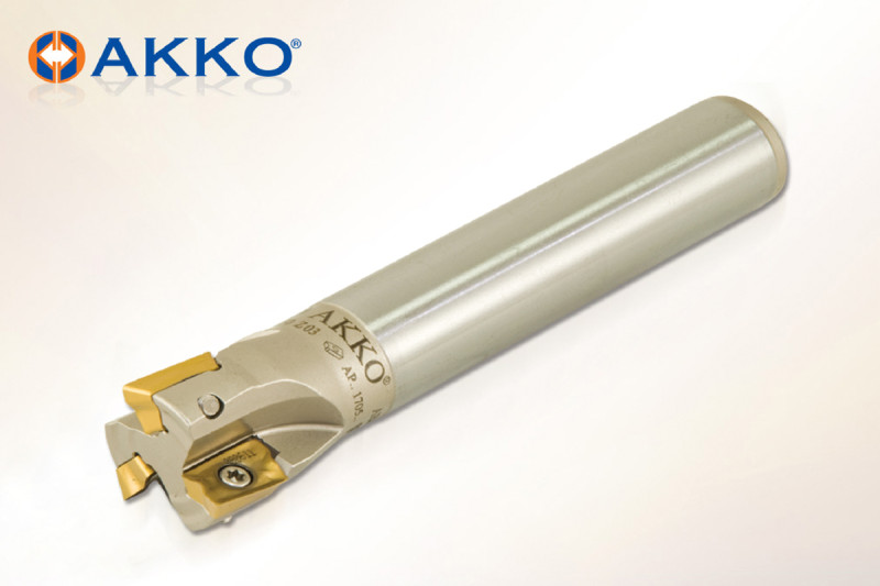 Фреза концевая AEM90-AP06-D10-C10-L120-Z02 под пластину APMT 0602.. AKKO