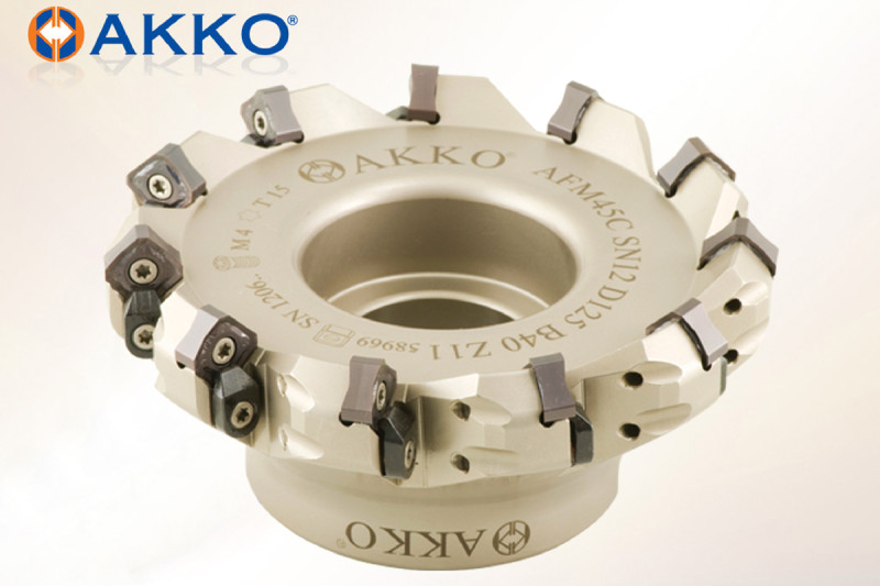 Фреза торцевая насадная AFM45CL-SN12..-D125-B40-Z11 под пластину SN.. 12.. AKKO