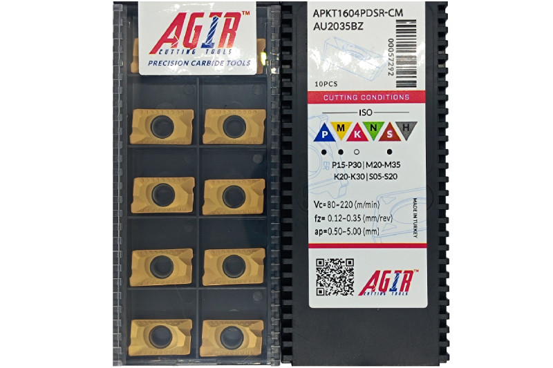 Твердосплавная пластина фрезерная APKT 1604PDSR-CM AU2035BZ AGIR