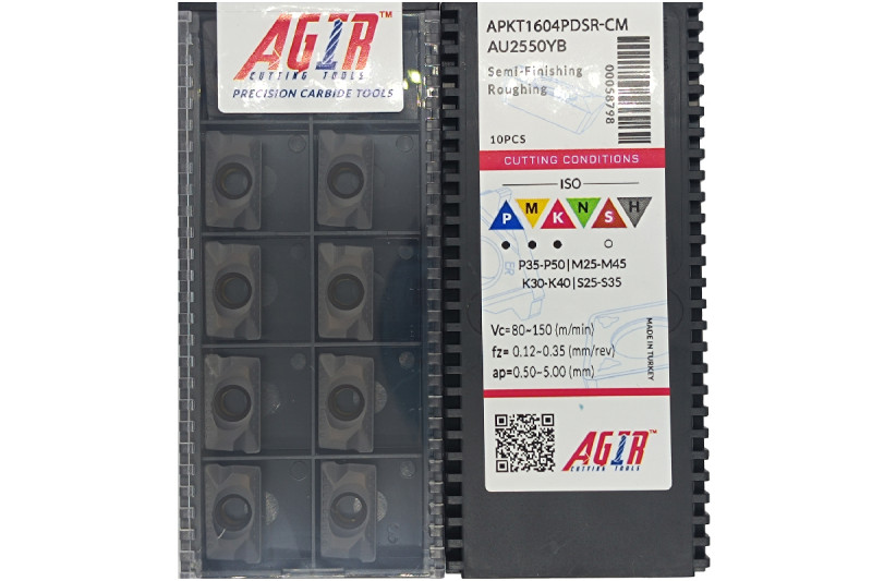 Твердосплавная пластина фрезерная APKT 1604PDSR-CM AU2550YB AGIR
