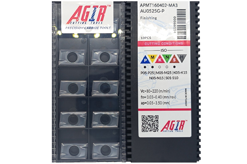 Пластина т/с змінна APMT 160402-MA3 AU0525G-P AGIR