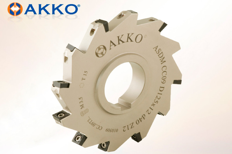 Фреза дискова трьохстороння ASDM-CC06-D100x8-d32-Z12 AKKO