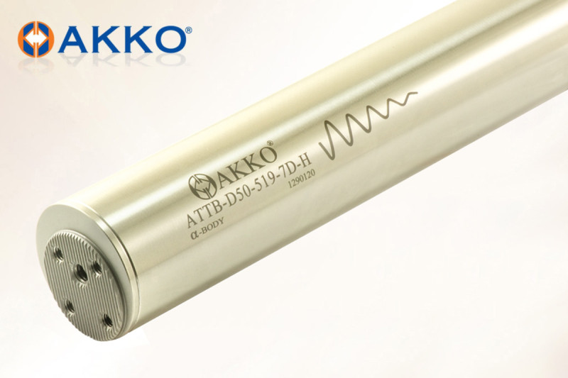 Корпус антивибрационной державки с каналом СОЖ ATTB-D25-255-7D-H AKKO