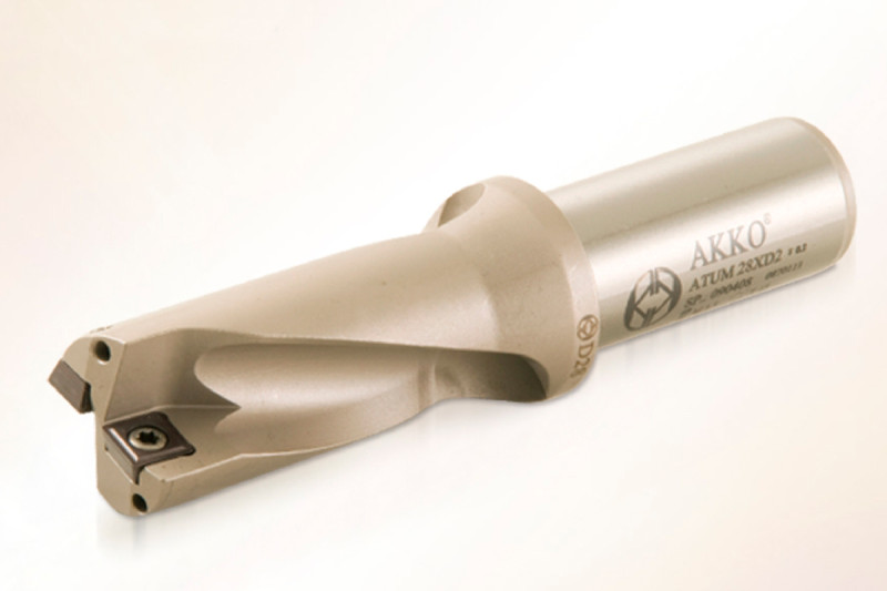 Сверло d12.5мм с охлаждением ATUM 12.5xD2 SP.. 050204 под пластину SP.. 050204 AKKO