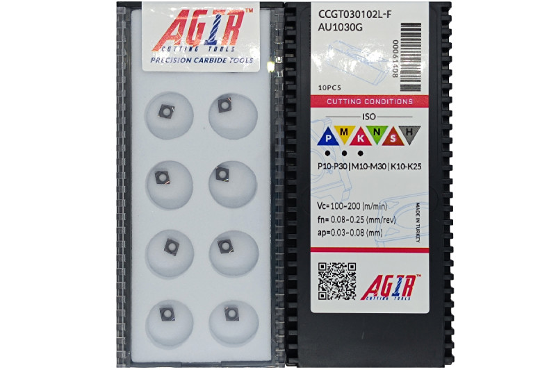Твердосплавная пластина токарная CCGT 030102L-F AU1030G AGIR