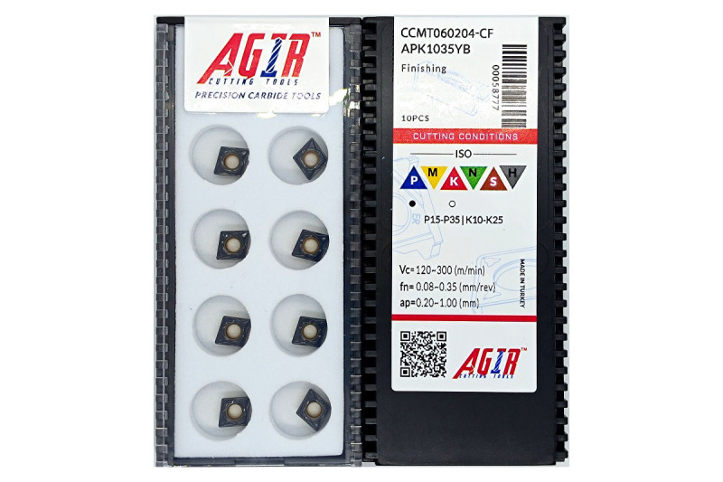 Пластина т/с змінна CCMT 060204-CF APK1035YB AGIR