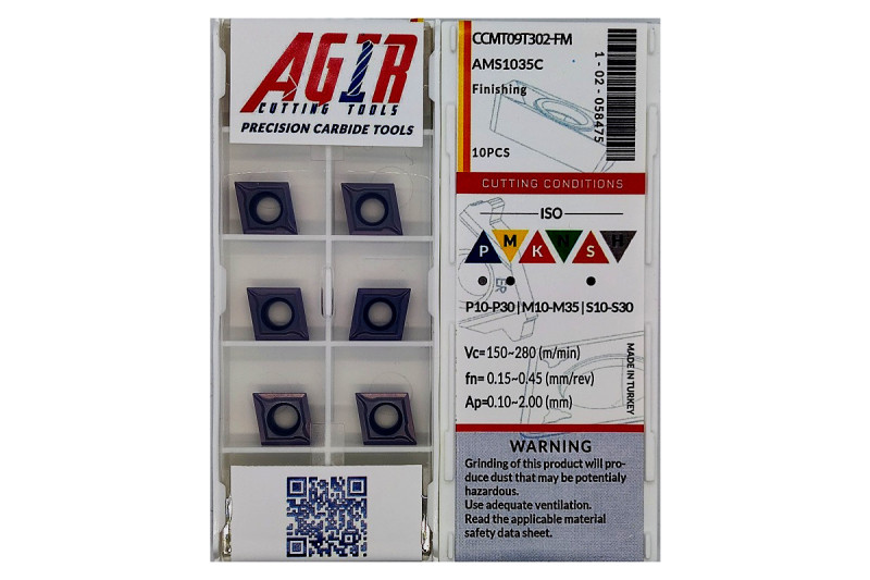 Пластина т/с змінна CCMT 09T302-FM AMS1035C AGIR