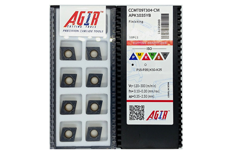 Пластина т/с змінна CCMT 09T304-CM APK1035YB AGIR