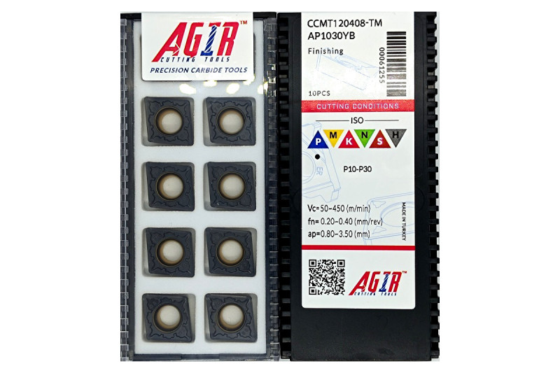 Твердосплавная пластина токарная CCMT 120408-TM AP1030YB AGIR