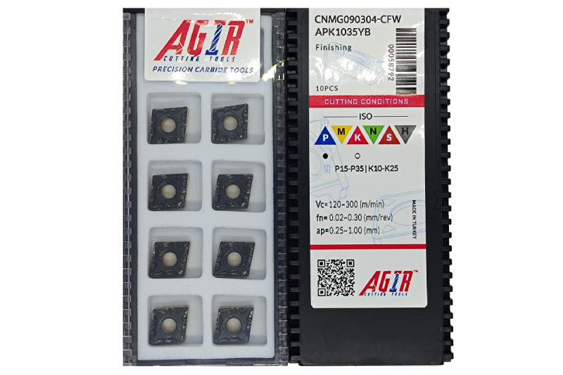 Твердосплавная пластина токарная CNMG 090304-CFW APK1035YB AGIR