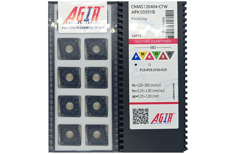 Твердосплавная пластина токарная CNMG 120404-CFW APK1035YB AGIR