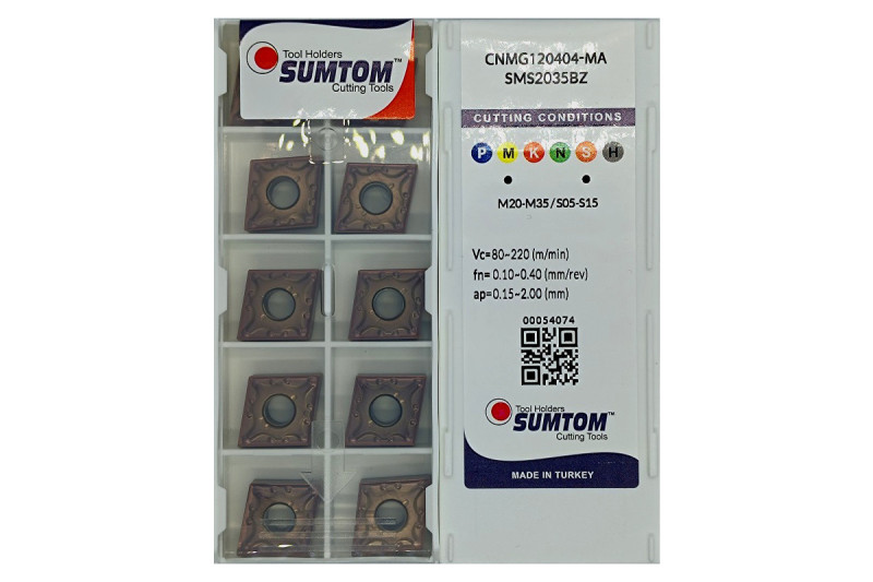 Пластина т/с змінна CNMG 120404-MA SMS2035BZ SUMTOM